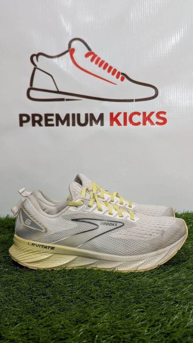 Brooks Levitate 6 White & Yellow Shoes | Premium Kicks