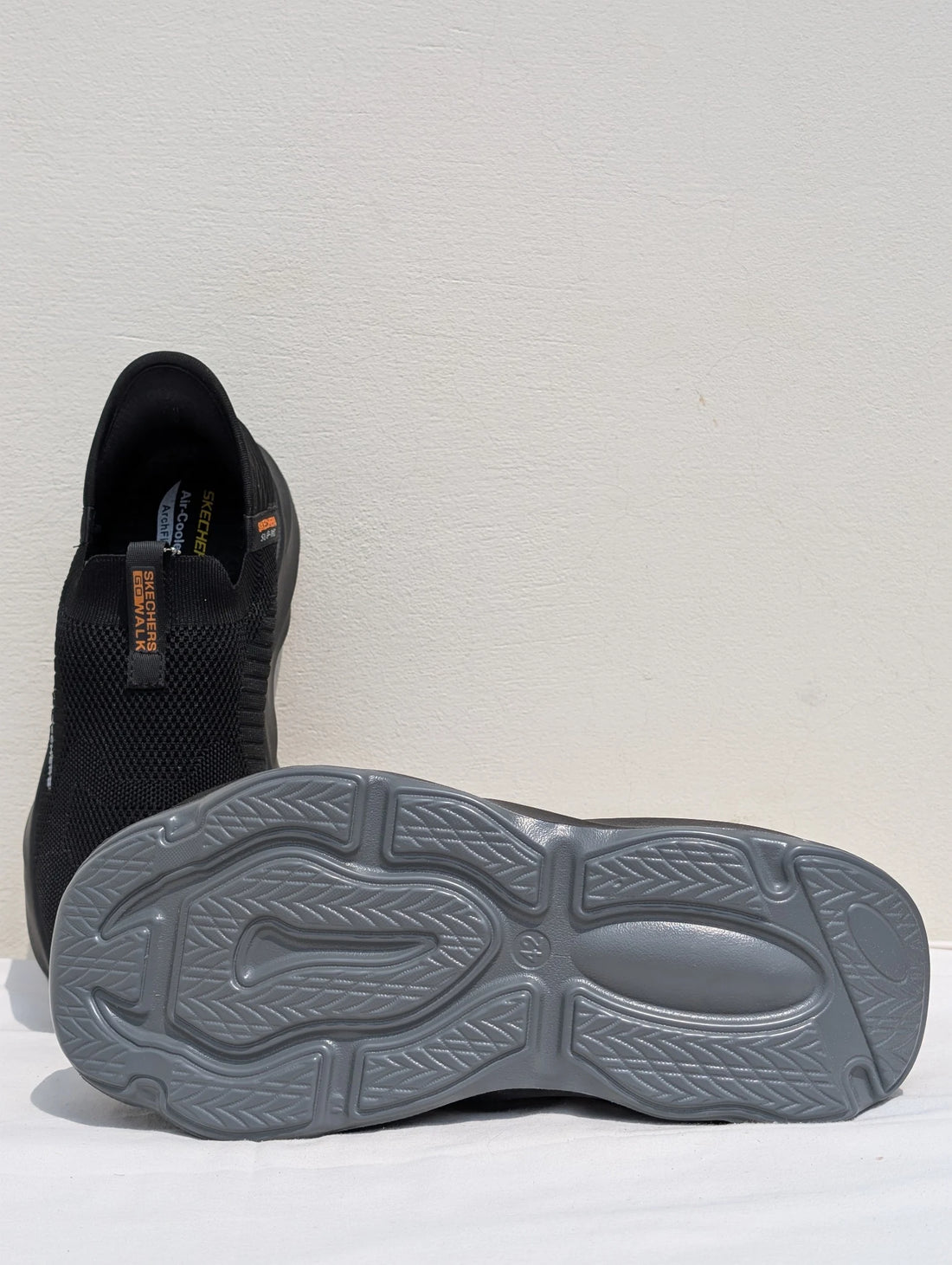 Skechers Slip-ins Go Walk Black Slip-On Shoes – Men’s Casual Sneakers