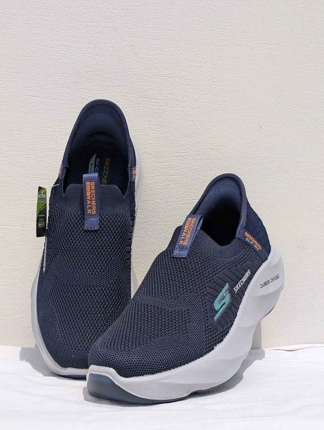 Skechers Slip-ins Go Walk Black Slip-On Shoes – Men’s Casual Sneakers