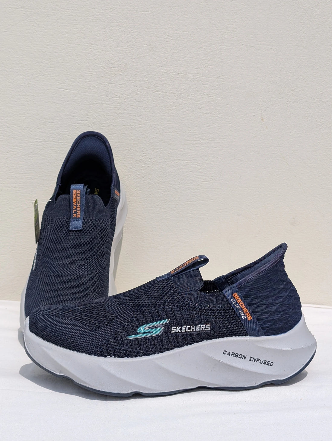 Skechers Slip-ins Go Walk Black Slip-On Shoes – Men’s Casual Sneakers