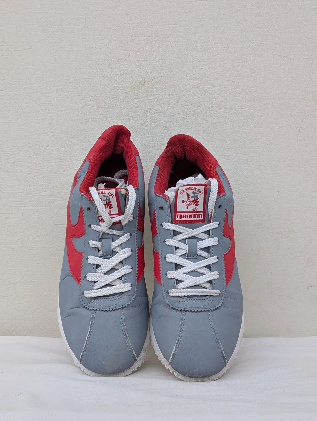 Qaiodan The Monkey King Sneakers – Grey & Red Casual Shoes