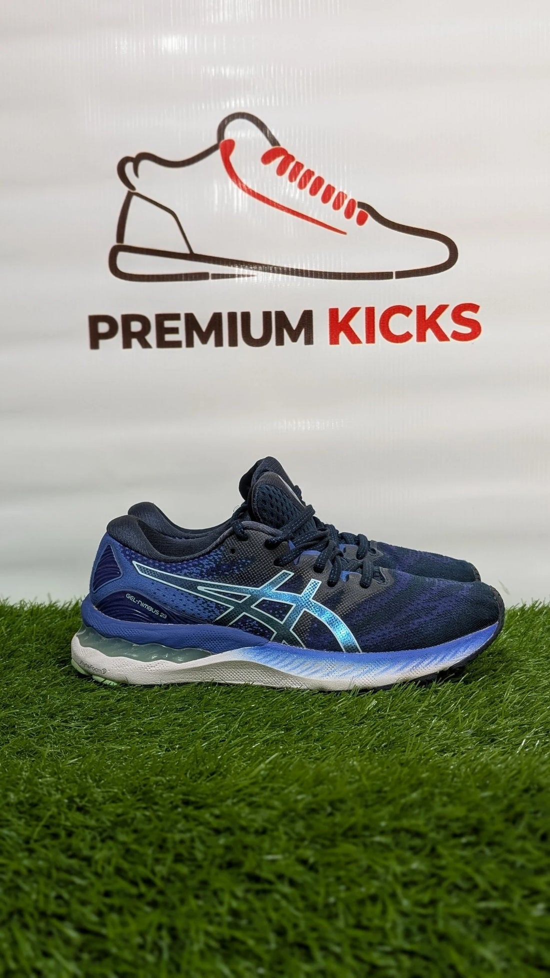 ASICS Gel-Nimbus 23 Running Shoes – Navy Blue & Black
