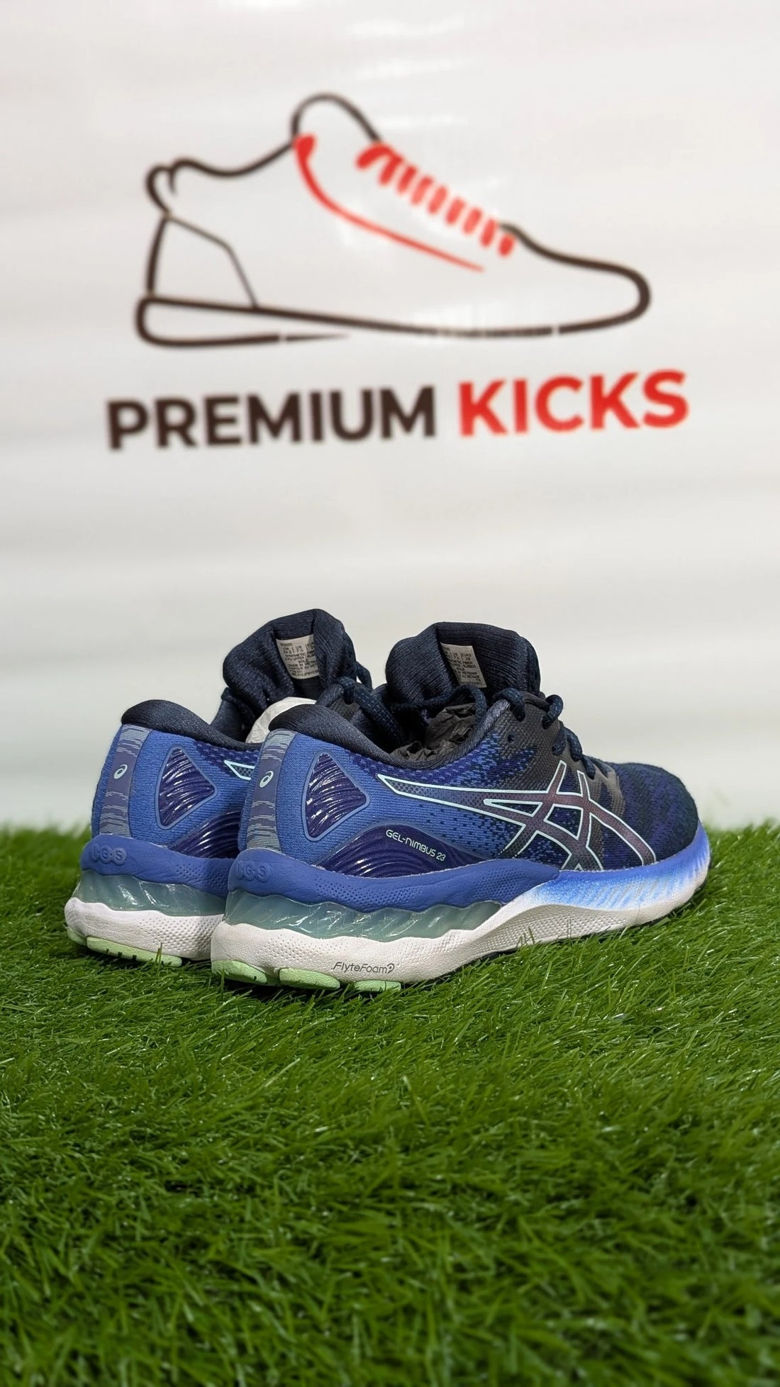 ASICS Gel-Nimbus 23 Running Shoes – Navy Blue & Black