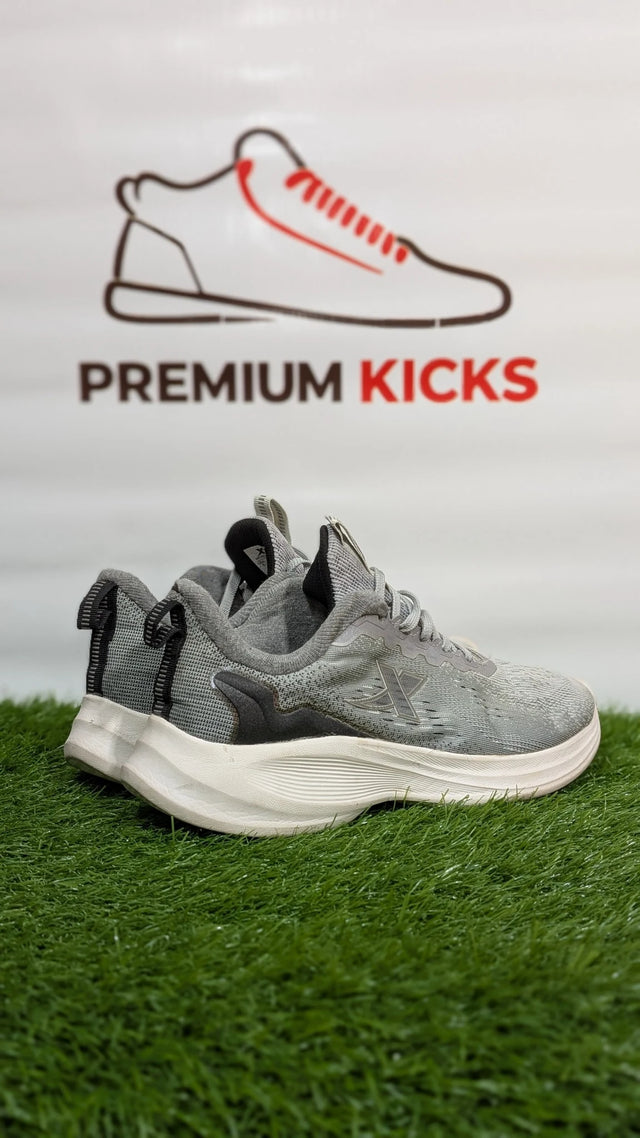 XTEP Running Shoes – Grey & White Athletic Sneakers