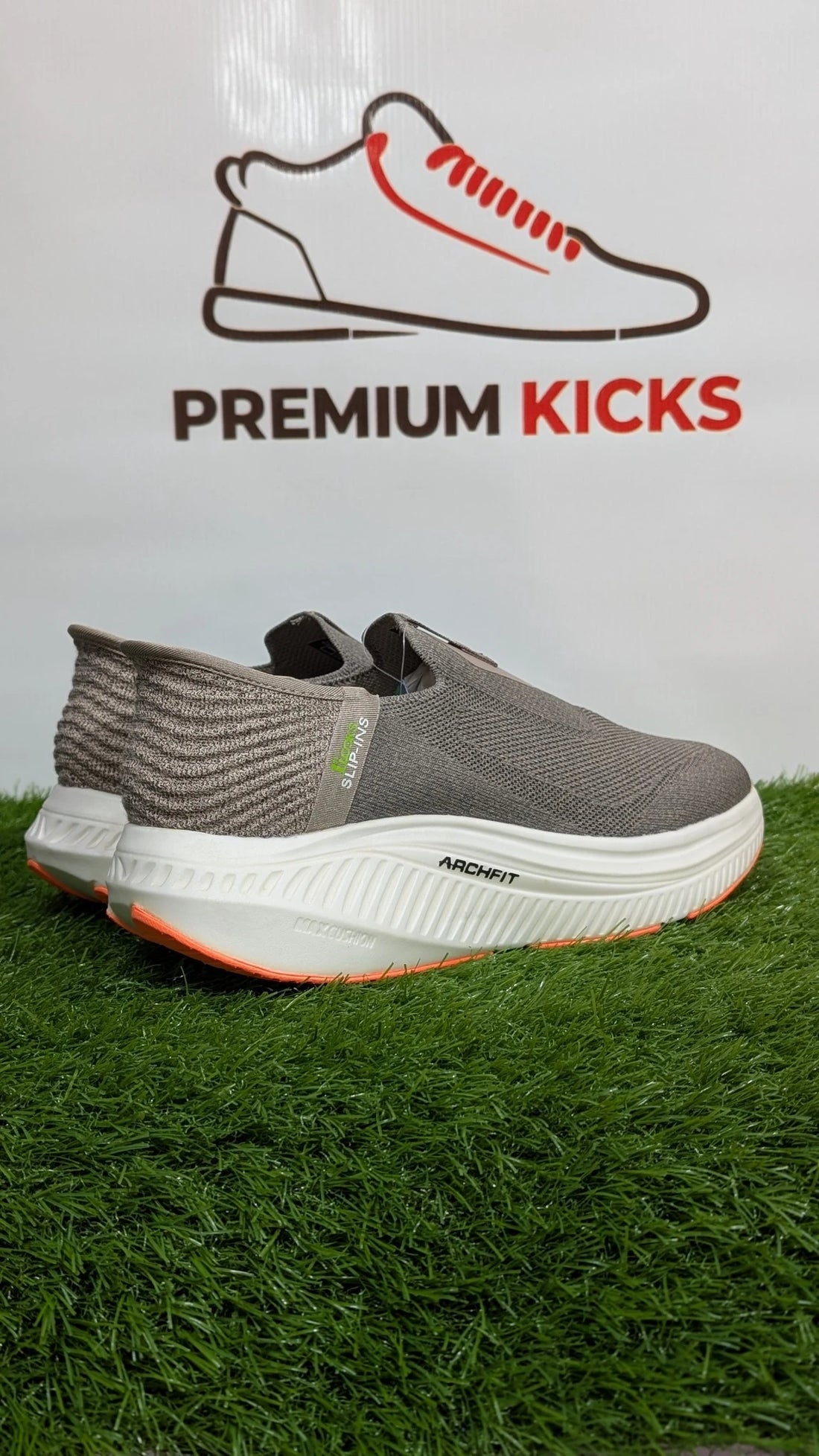 Men's Grey Slip-On Sneakers – Made in Vietnam
