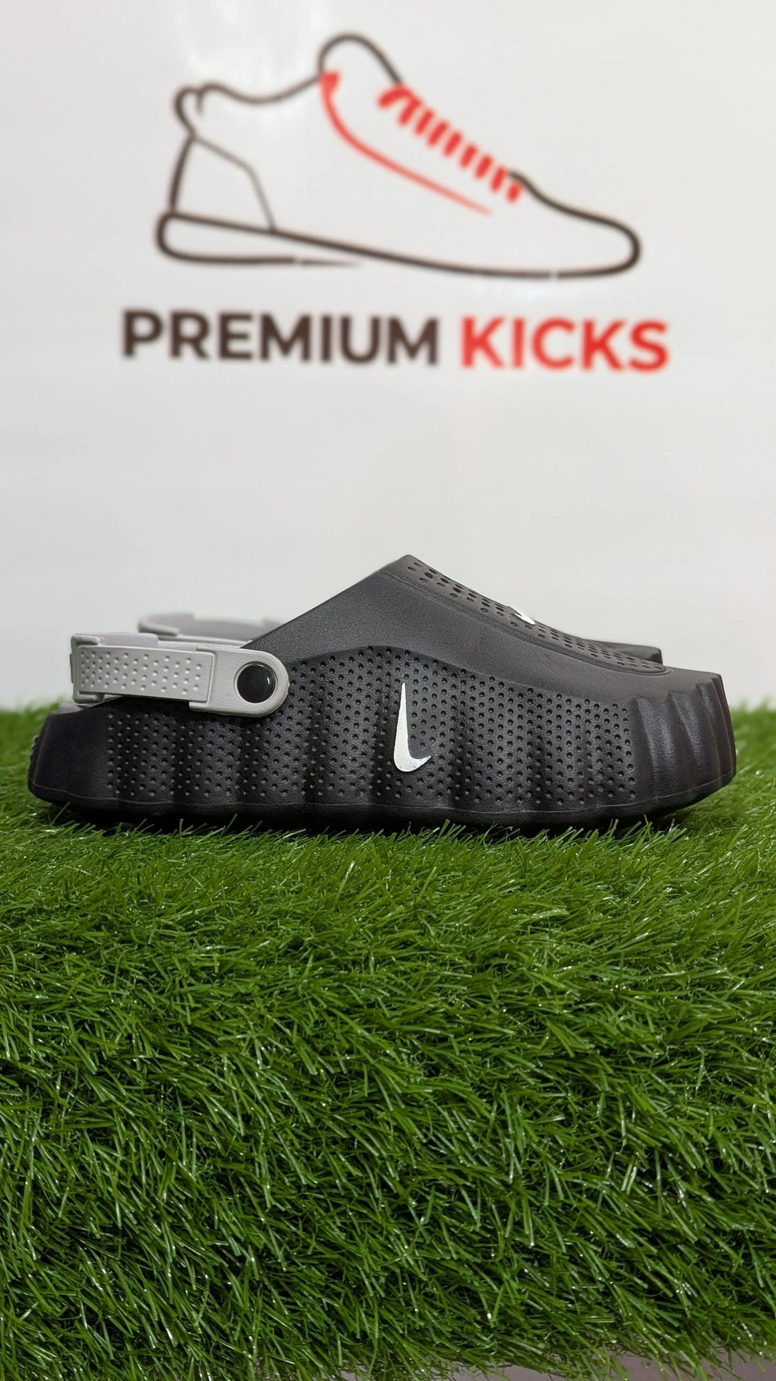 Sporty Clog Slides in Olive Green & Black | Premium Kicks