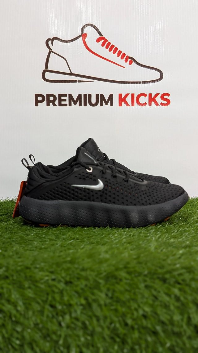 Black & Grey Sneakers with Orange Pod Sole | Premium Kicks