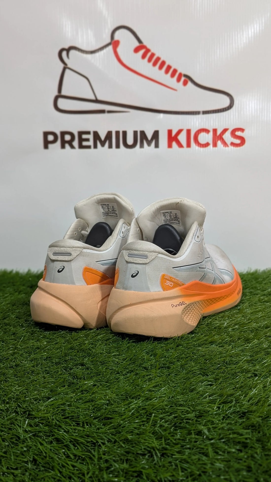 ASICS Gel-Kayano 30 White & Orange Shoes | Premium Kicks
