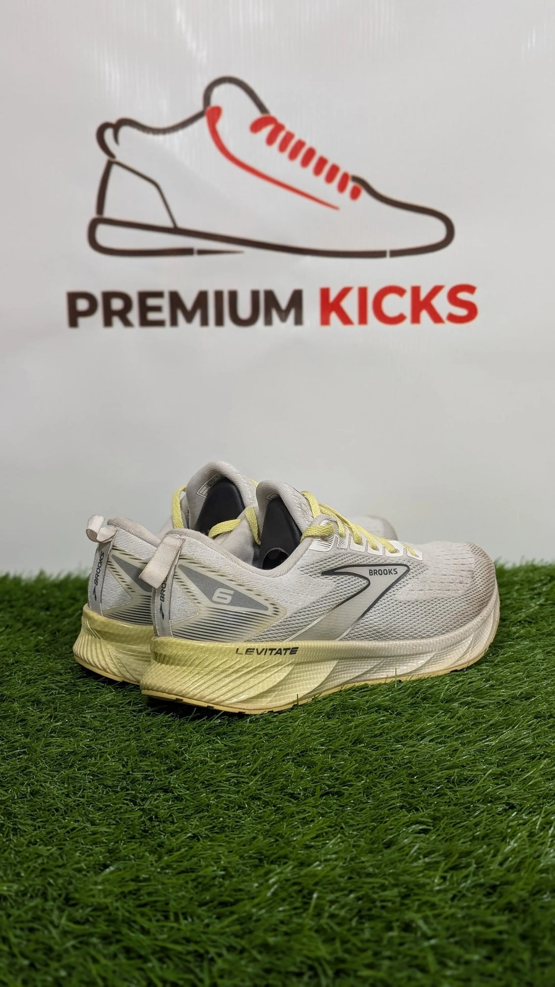 Brooks Levitate 6 White & Yellow Shoes | Premium Kicks