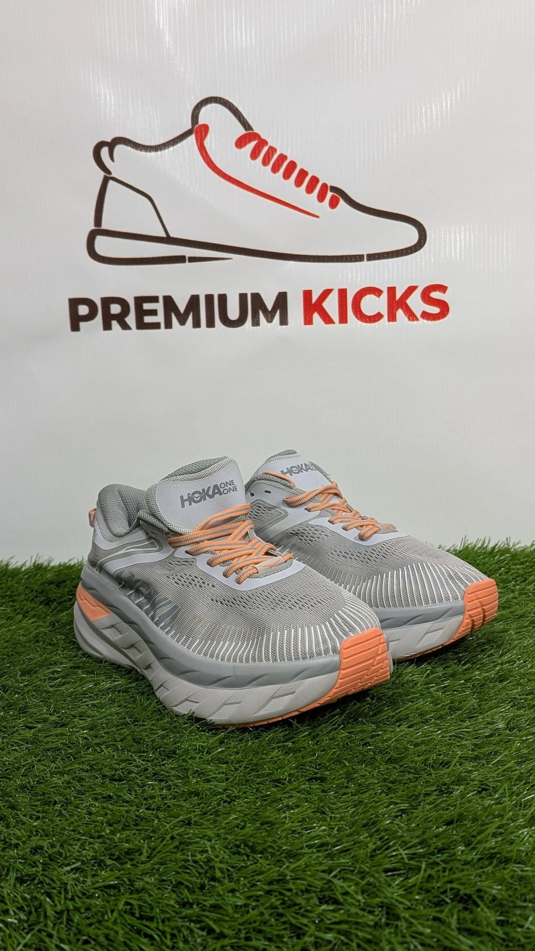 HOKA Bondi 7 Running Shoes – Grey
