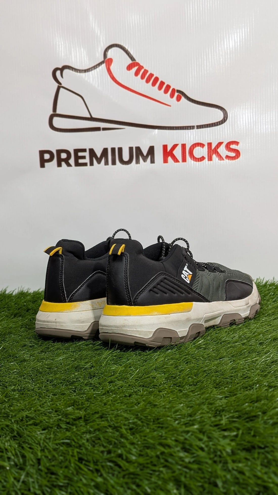 CAT Sneakers – Olive Green & Black | Premium Kicks