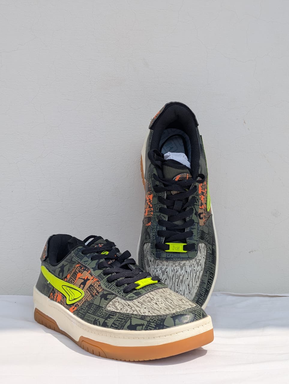 DR HONG Graphic Camo Chunky Sneakers