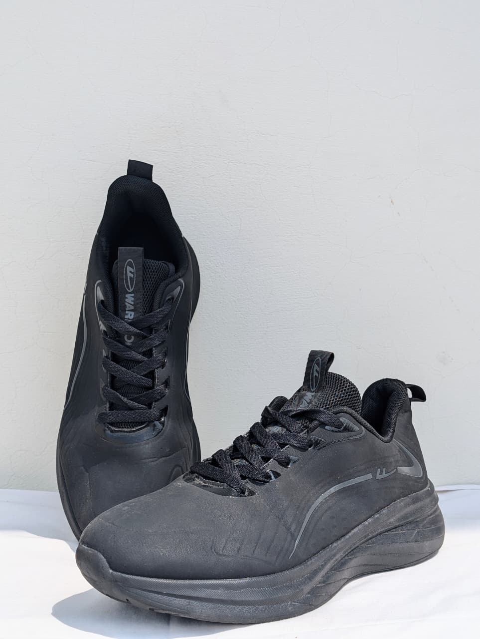 Warrior Black Chunky Sneakers