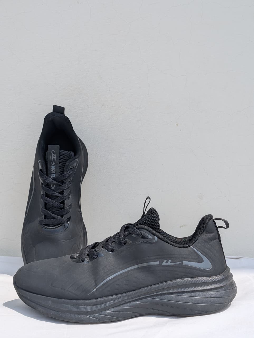 Warrior Black Chunky Sneakers