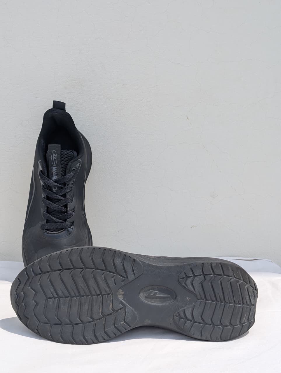 Warrior Black Chunky Sneakers