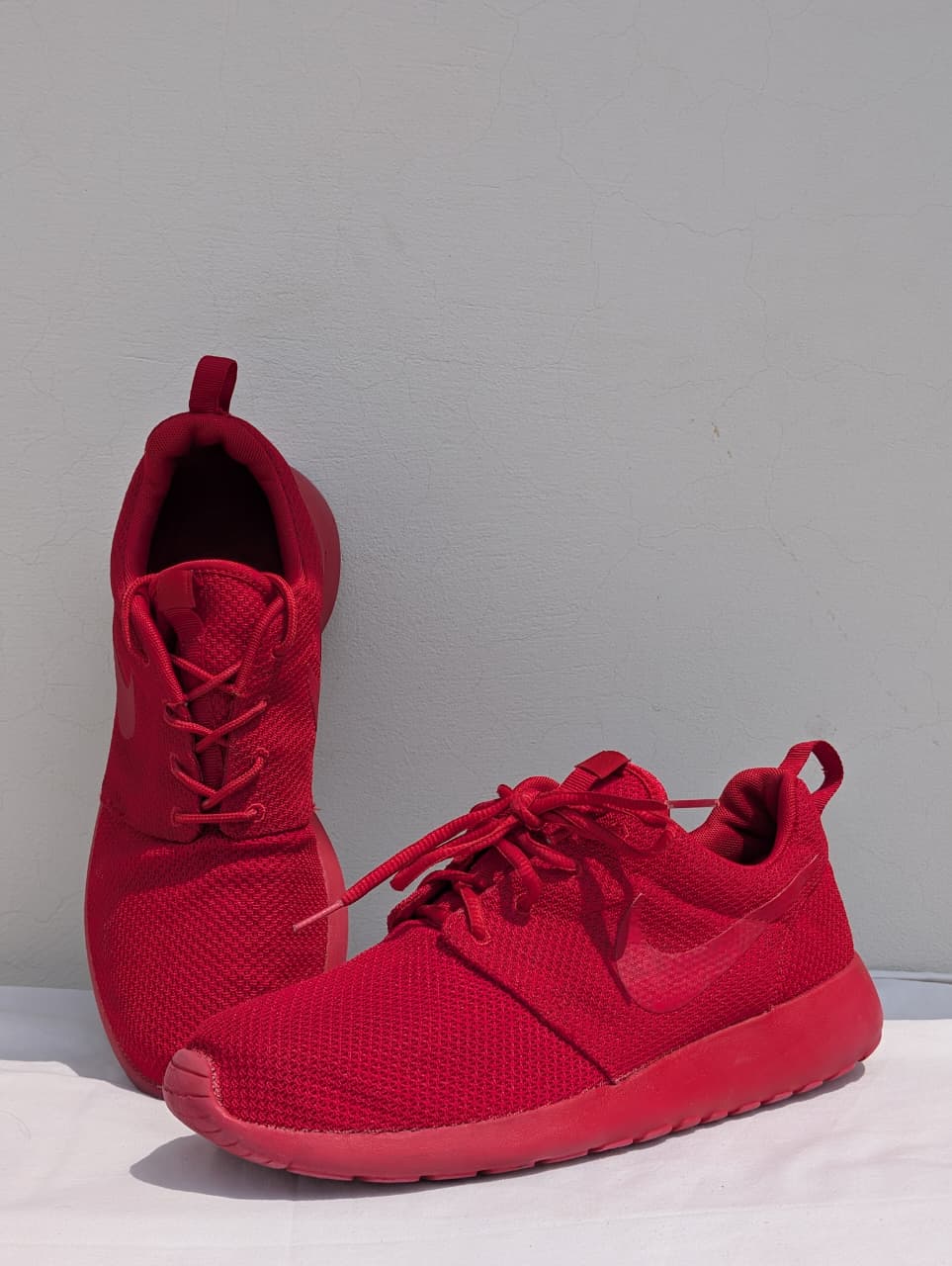 Nike Red Knit Casual Sneakers