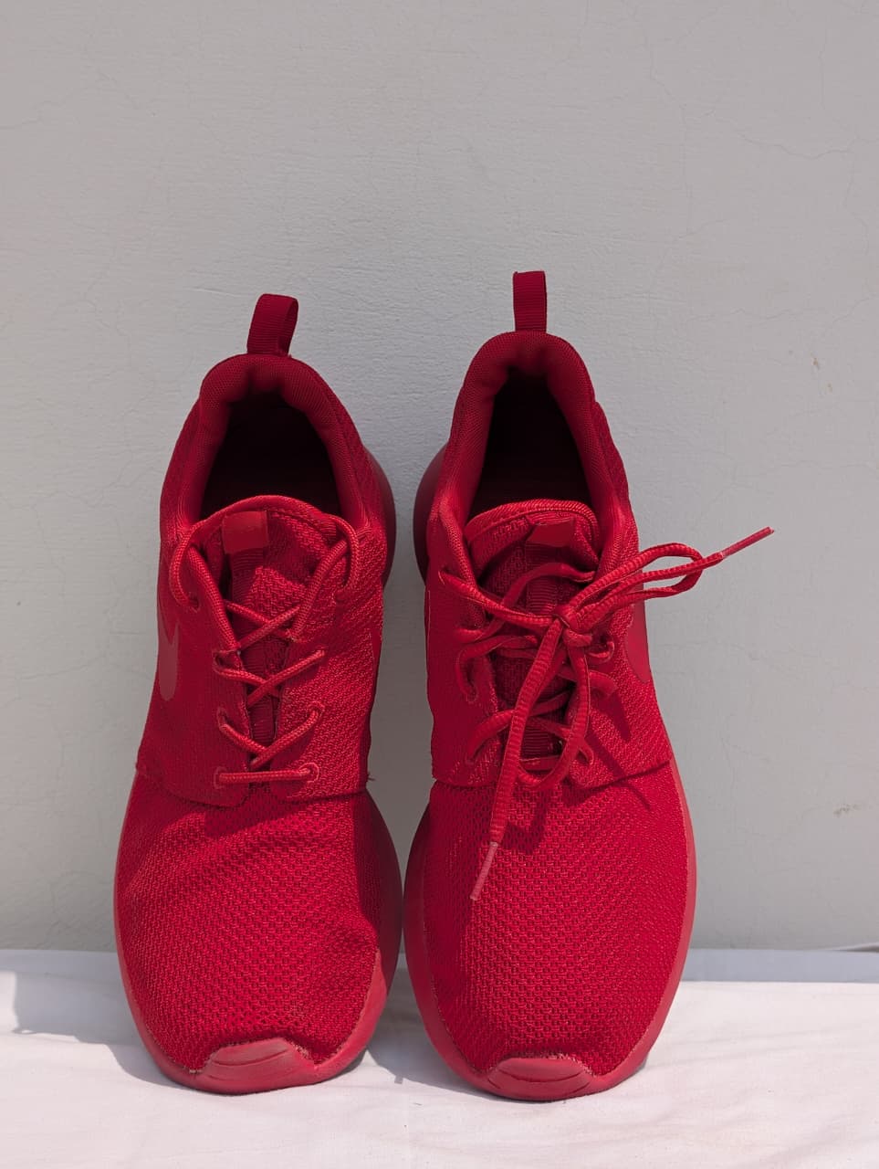 Nike Red Knit Casual Sneakers