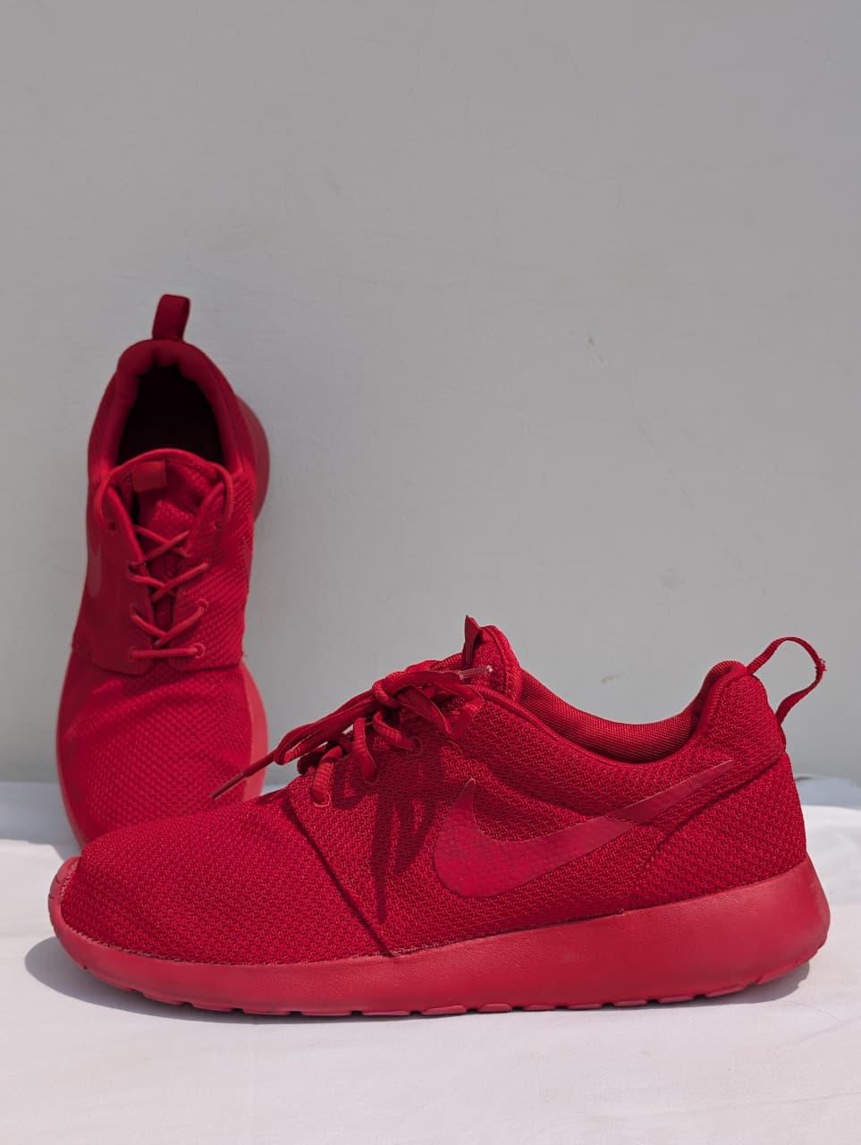 Nike Red Knit Casual Sneakers