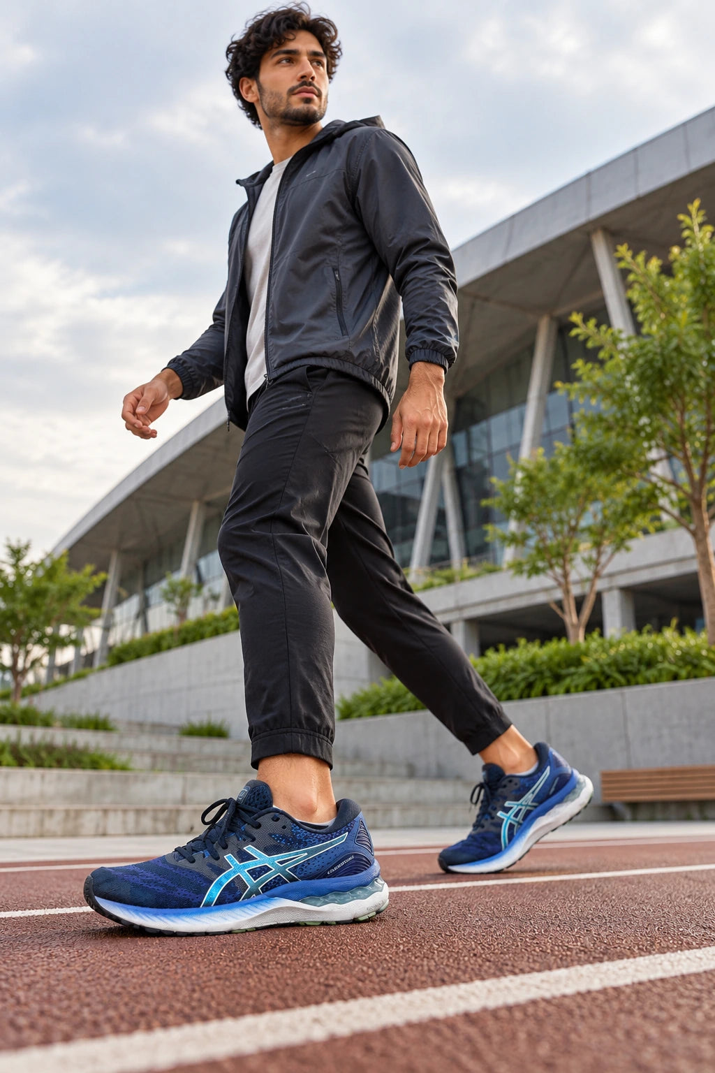 ASICS Gel-Nimbus 23 Running Shoes – Navy Blue & Black